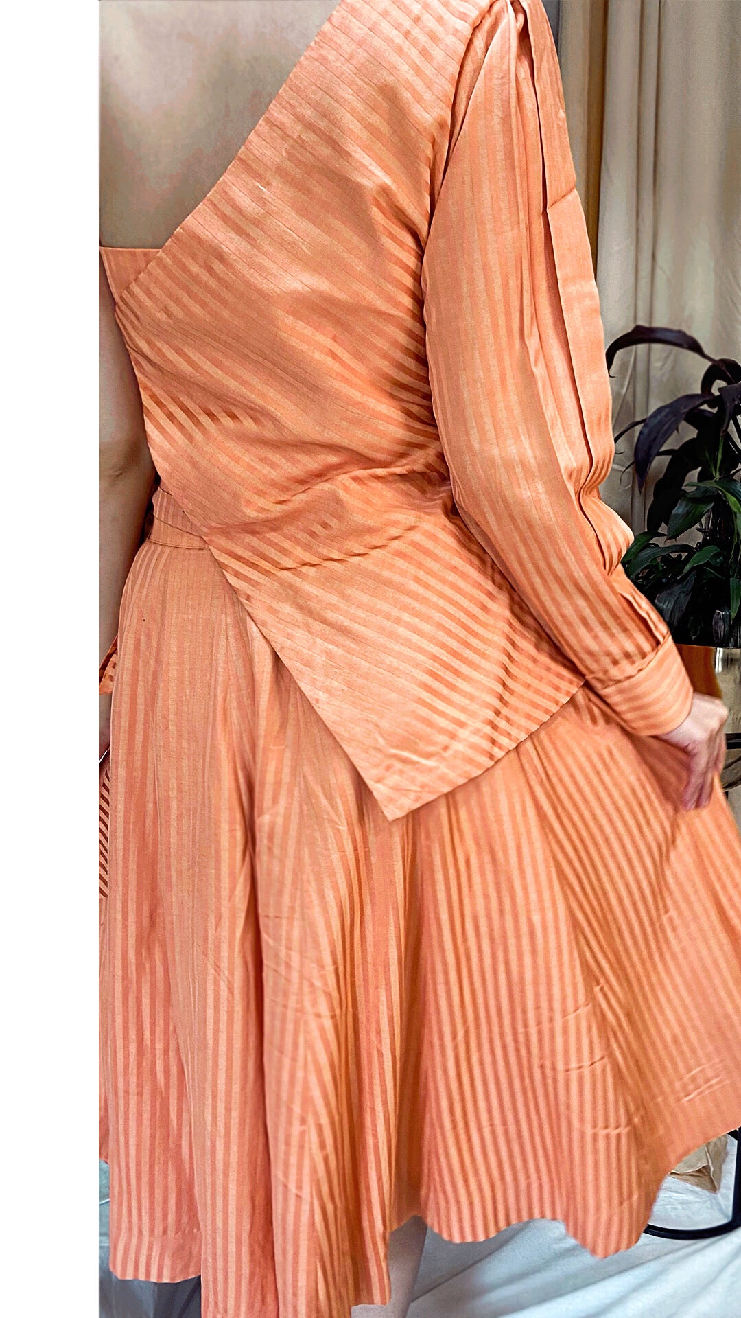 Gawa skirt and One-side jacket set