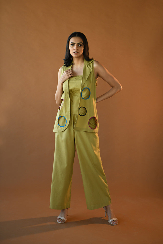 Joyo Bustier, Pants and Jacket Set