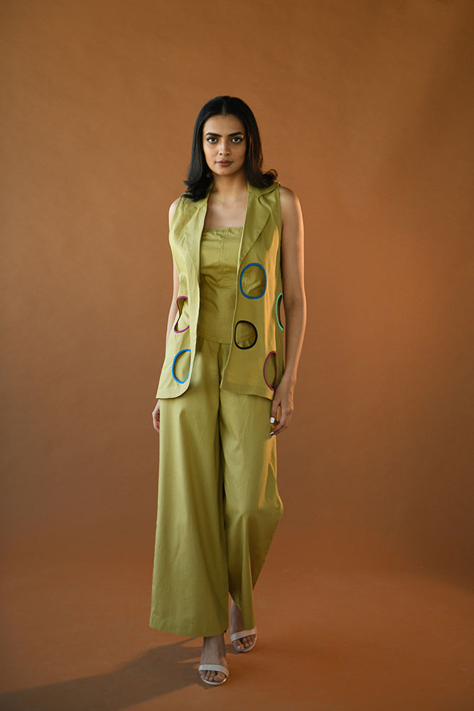 Joyo Bustier, Pants and Jacket Set