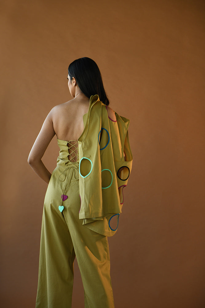 Joyo Bustier, Pants and Jacket Set