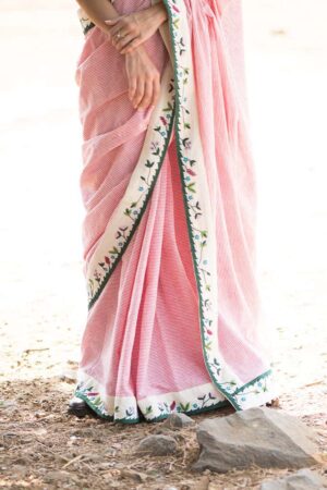Ikebana Saree